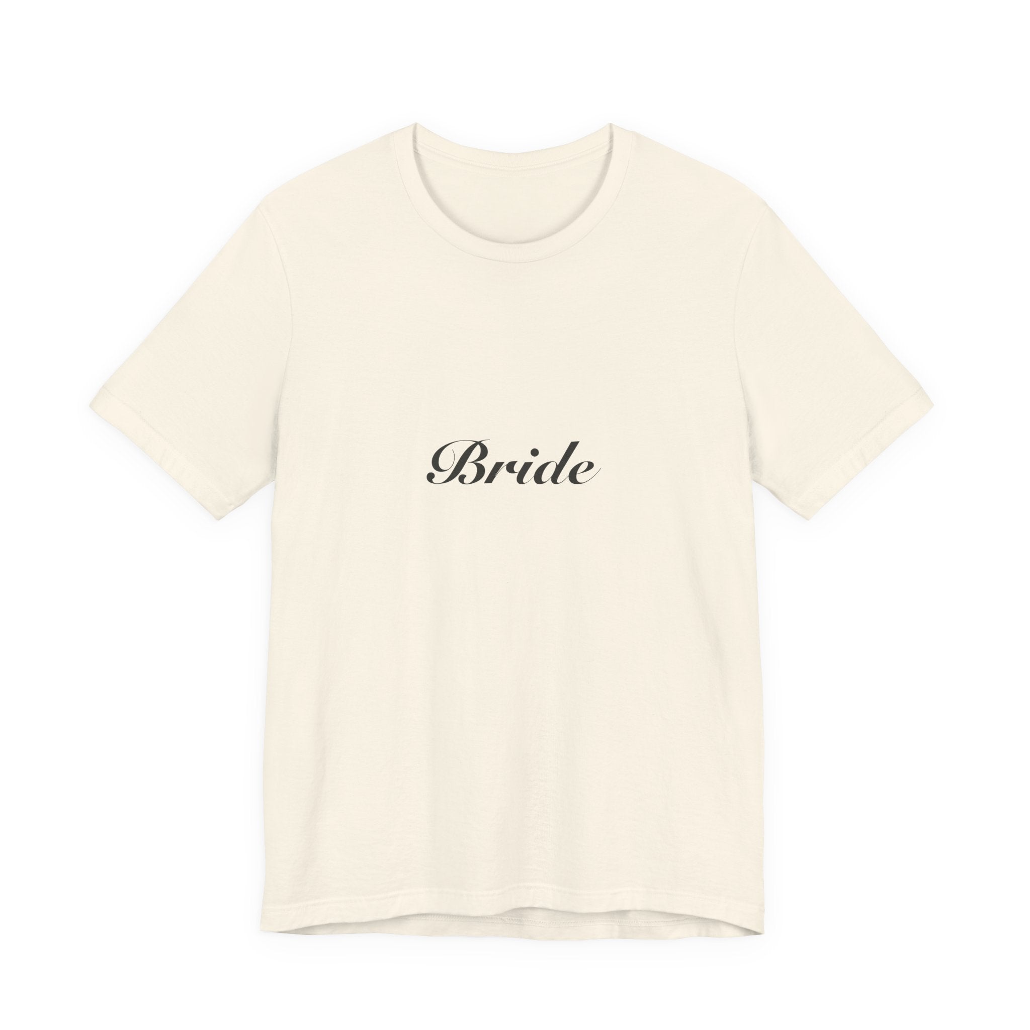 Bride Shirt | Elegant Script Bride Tee for Bachelorette & Wedding