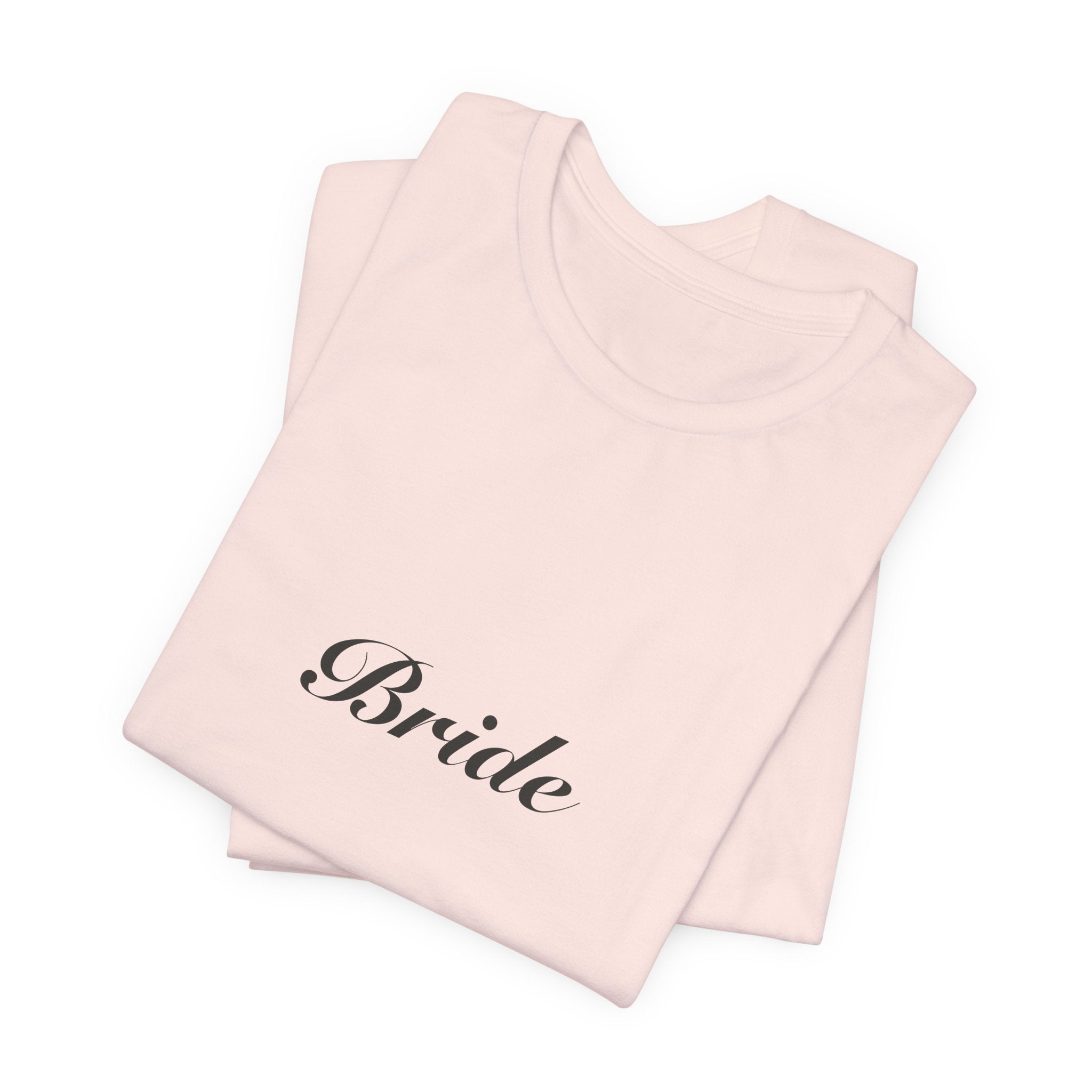 Bride Shirt | Elegant Script Bride Tee for Bachelorette & Wedding
