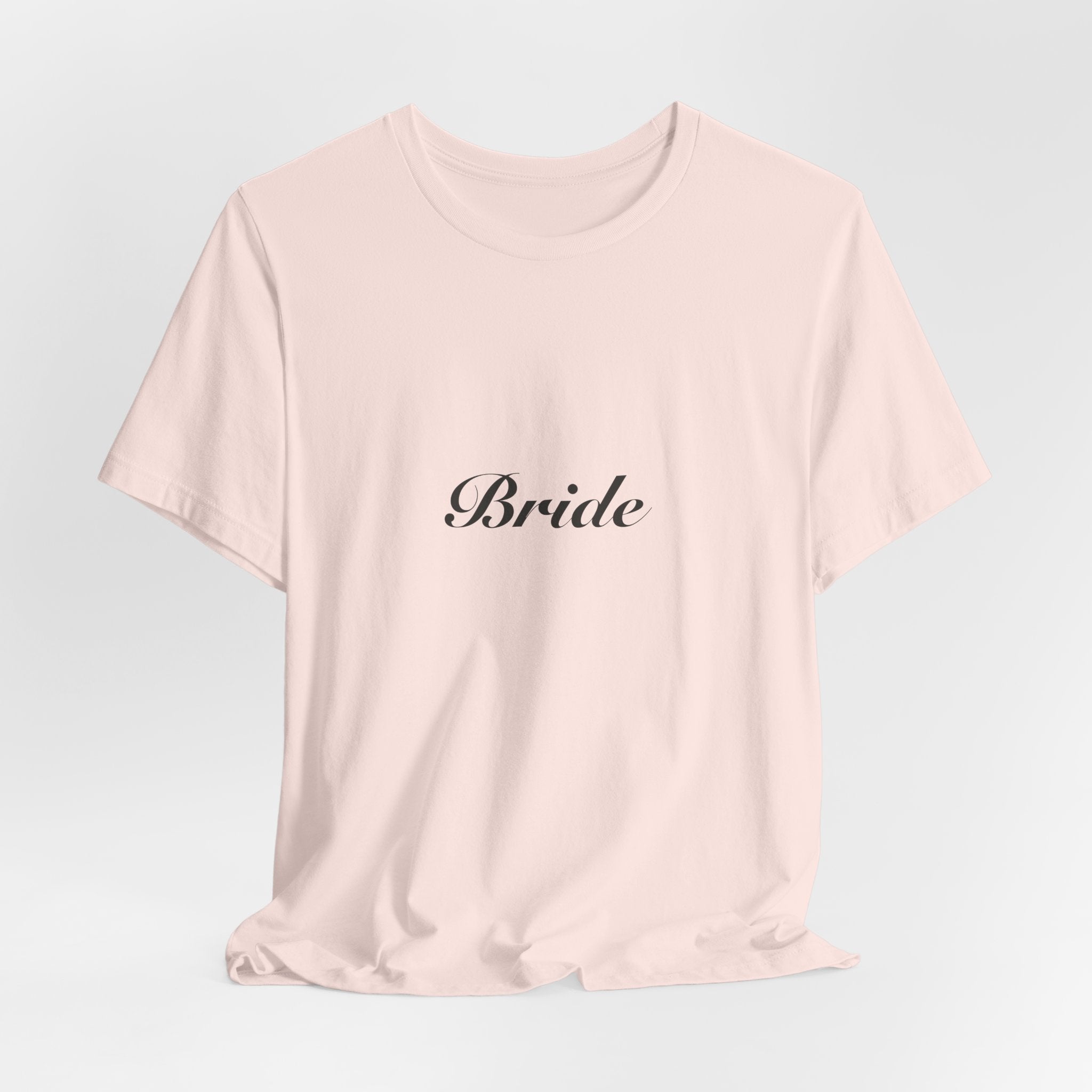 Bride Shirt | Elegant Script Bride Tee for Bachelorette & Wedding