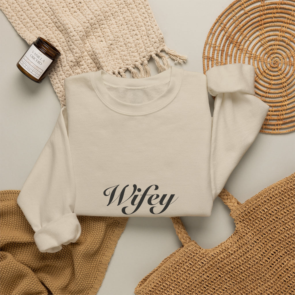 Wifey Sweatshirt | Wedding & Bridal Gift