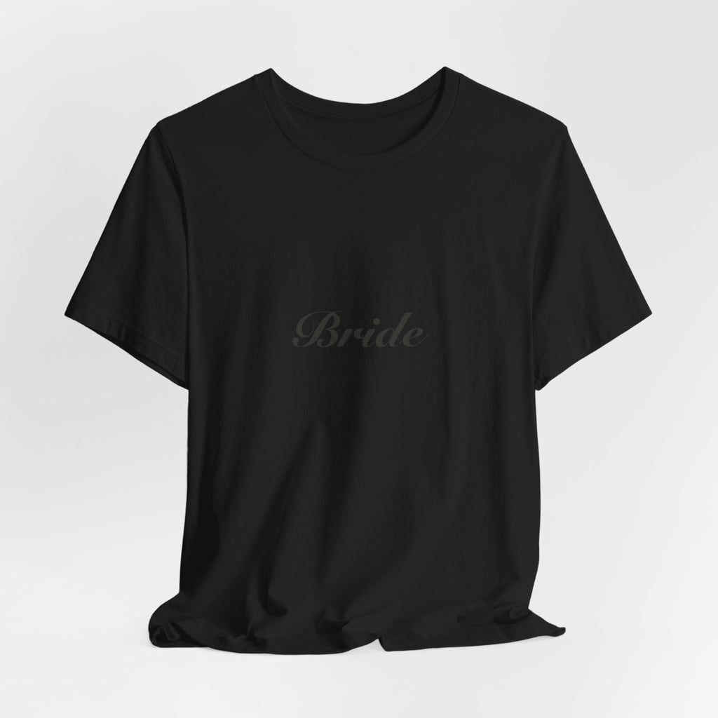 Bride Shirt | Elegant Script Bride Tee for Bachelorette & Wedding