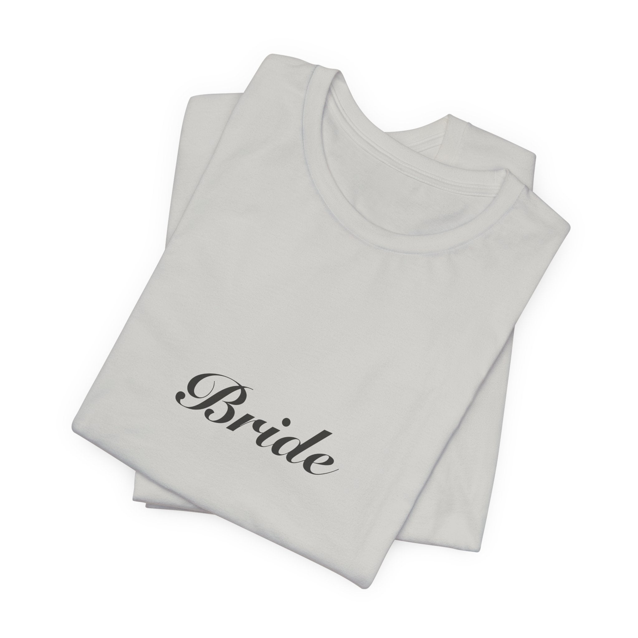 Bride Shirt | Elegant Script Bride Tee for Bachelorette & Wedding