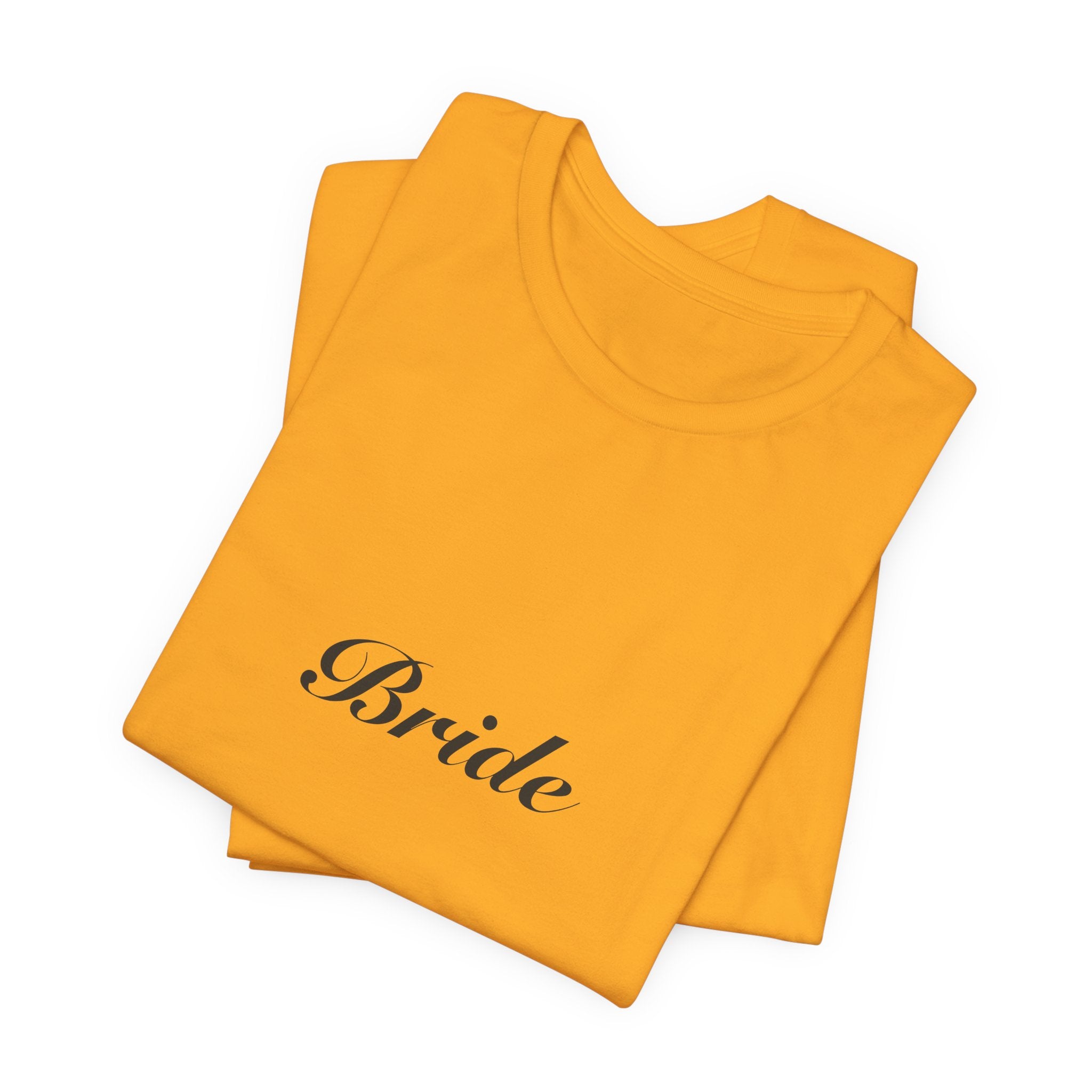 Bride Shirt | Elegant Script Bride Tee for Bachelorette & Wedding