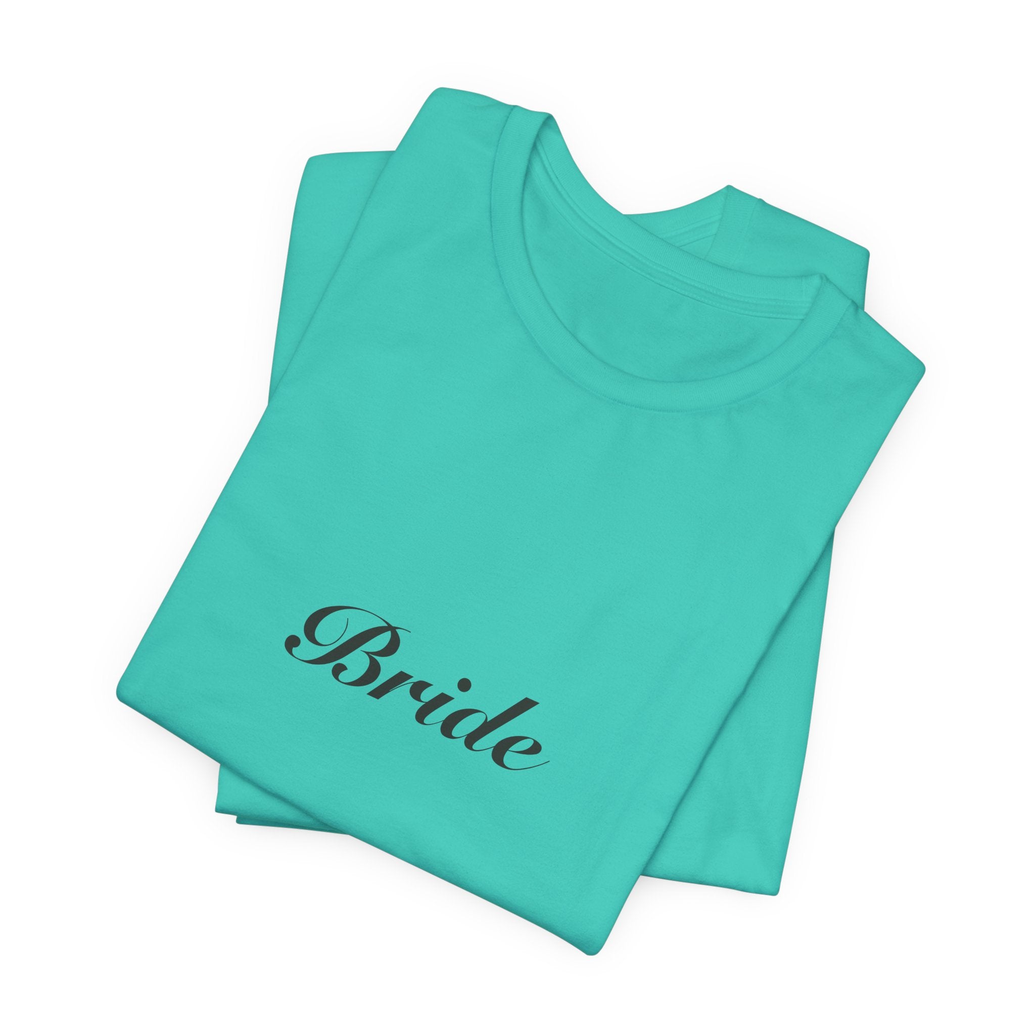 Bride Shirt | Elegant Script Bride Tee for Bachelorette & Wedding