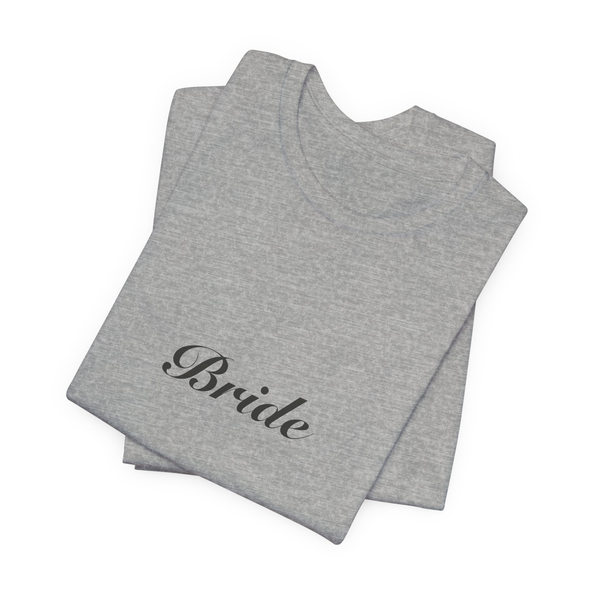 Bride Shirt | Elegant Script Bride Tee for Bachelorette & Wedding