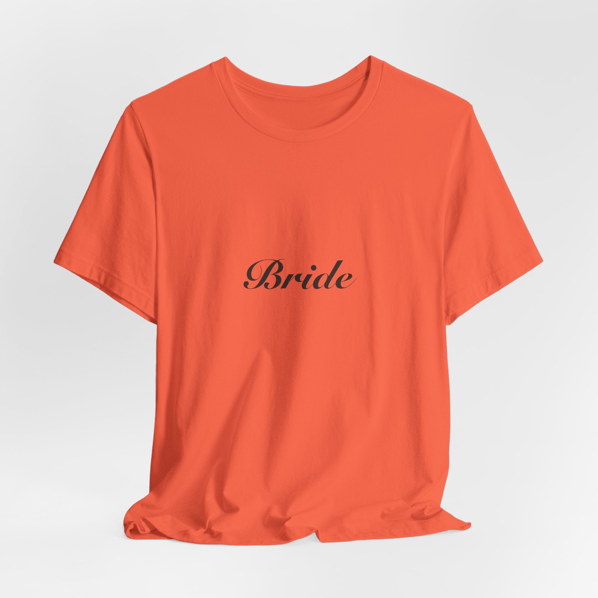 Bride Shirt | Elegant Script Bride Tee for Bachelorette & Wedding