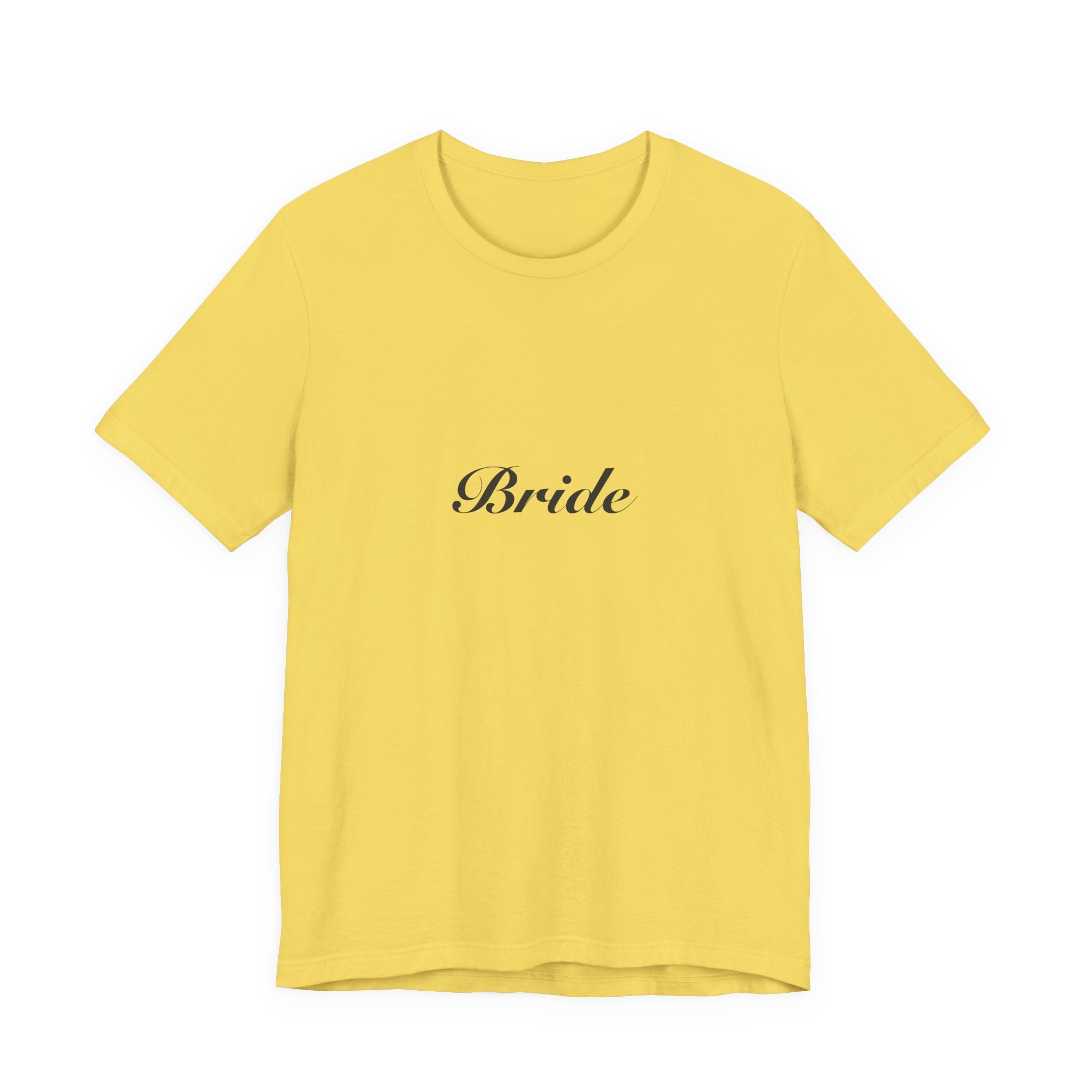 Bride Shirt | Elegant Script Bride Tee for Bachelorette & Wedding