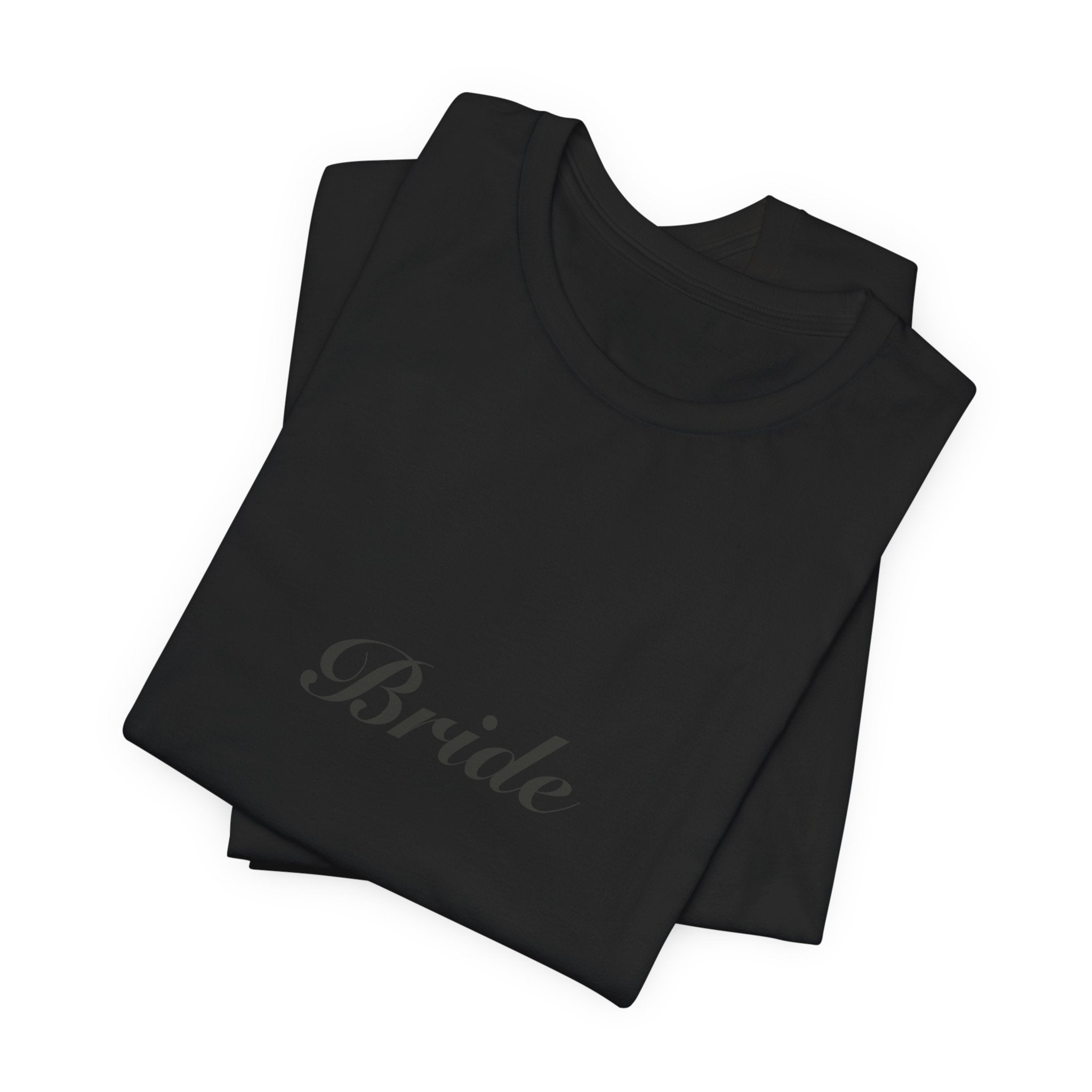 Bride Shirt | Elegant Script Bride Tee for Bachelorette & Wedding
