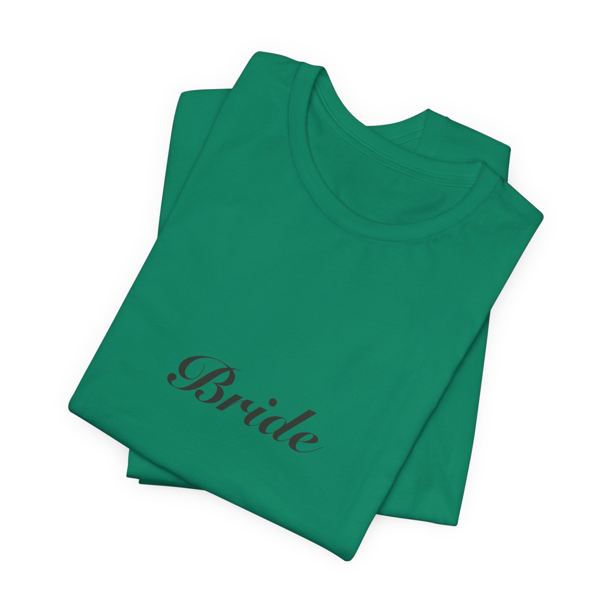 Bride Shirt | Elegant Script Bride Tee for Bachelorette & Wedding