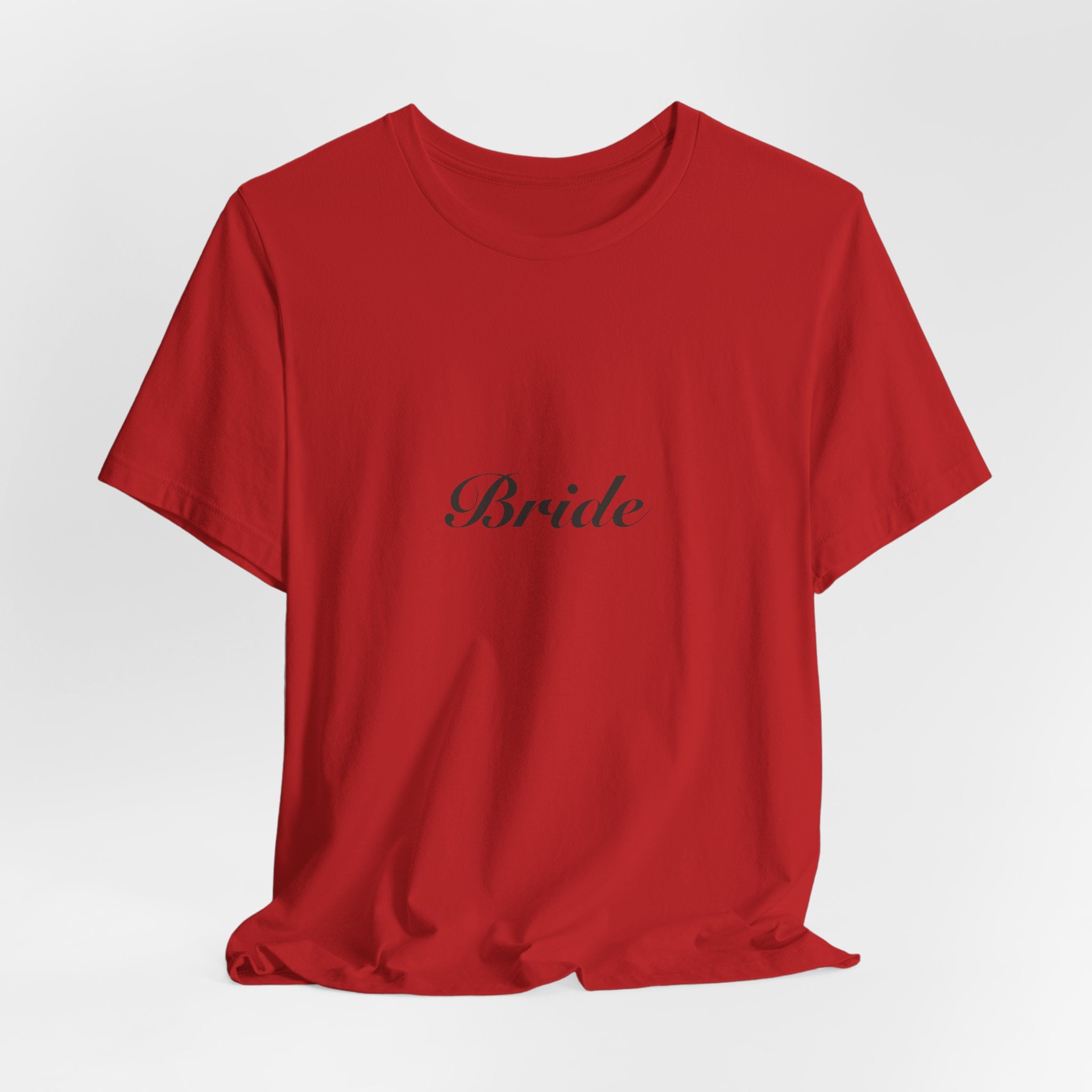 Bride Shirt | Elegant Script Bride Tee for Bachelorette & Wedding
