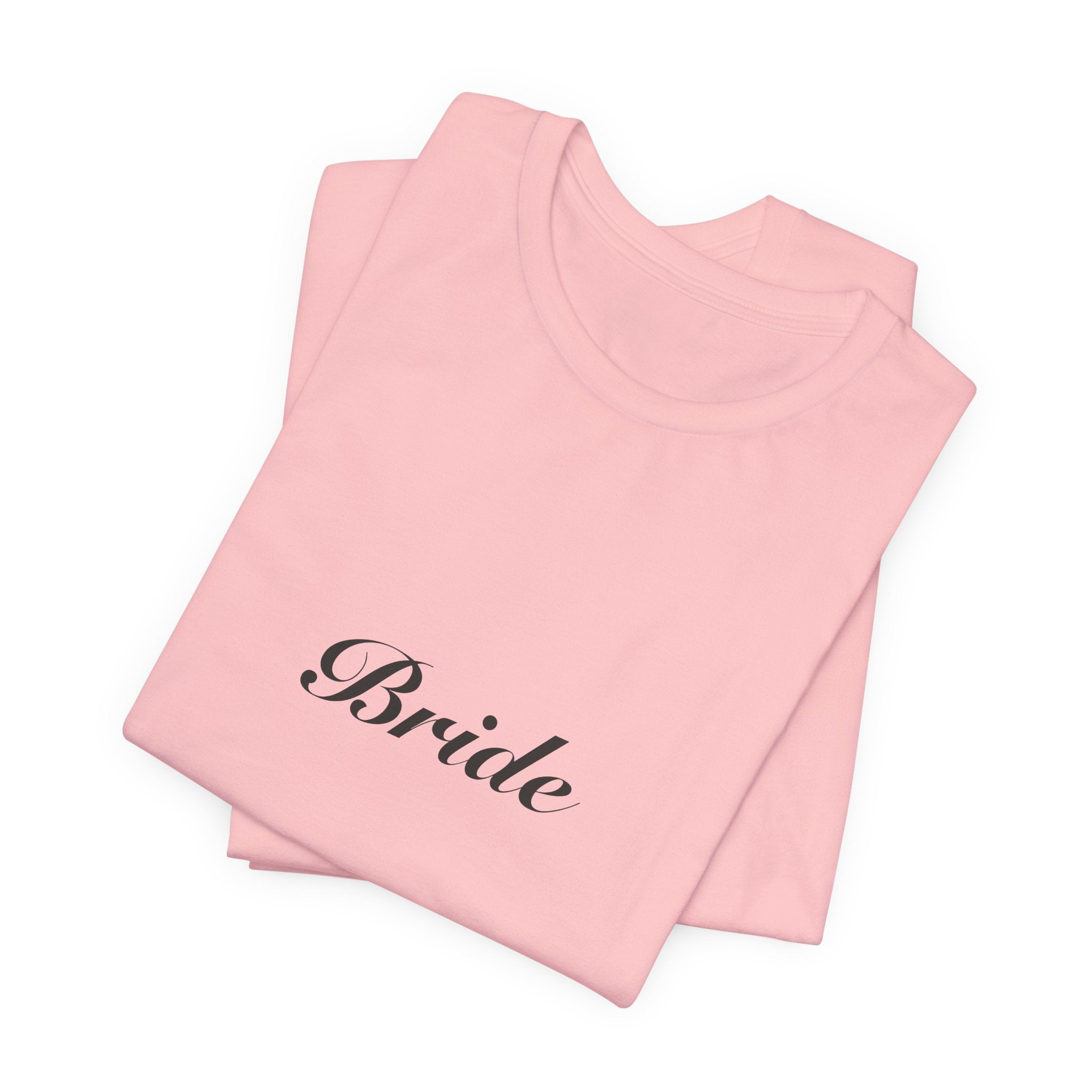 Bride Shirt | Elegant Script Bride Tee for Bachelorette & Wedding