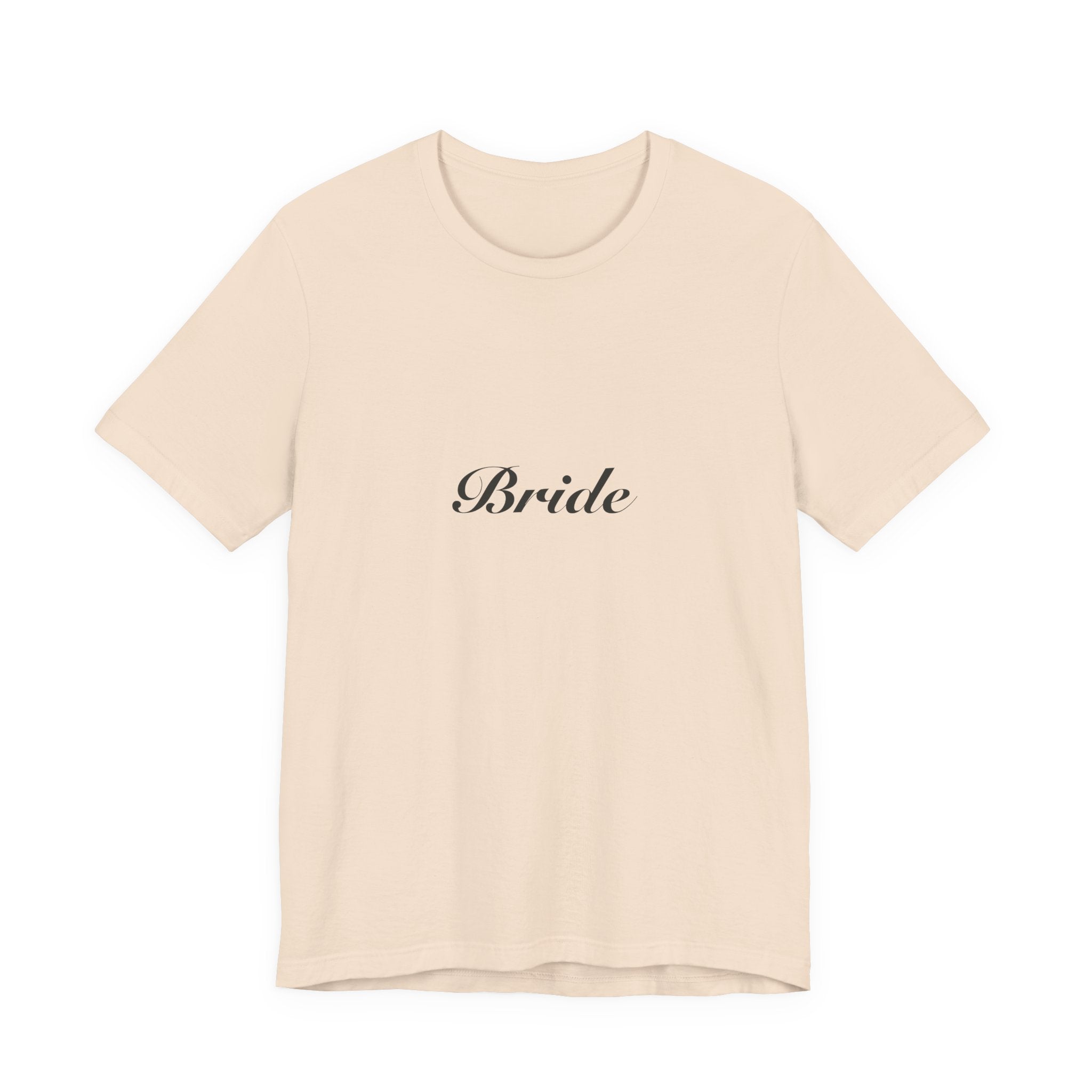 Bride Shirt | Elegant Script Bride Tee for Bachelorette & Wedding