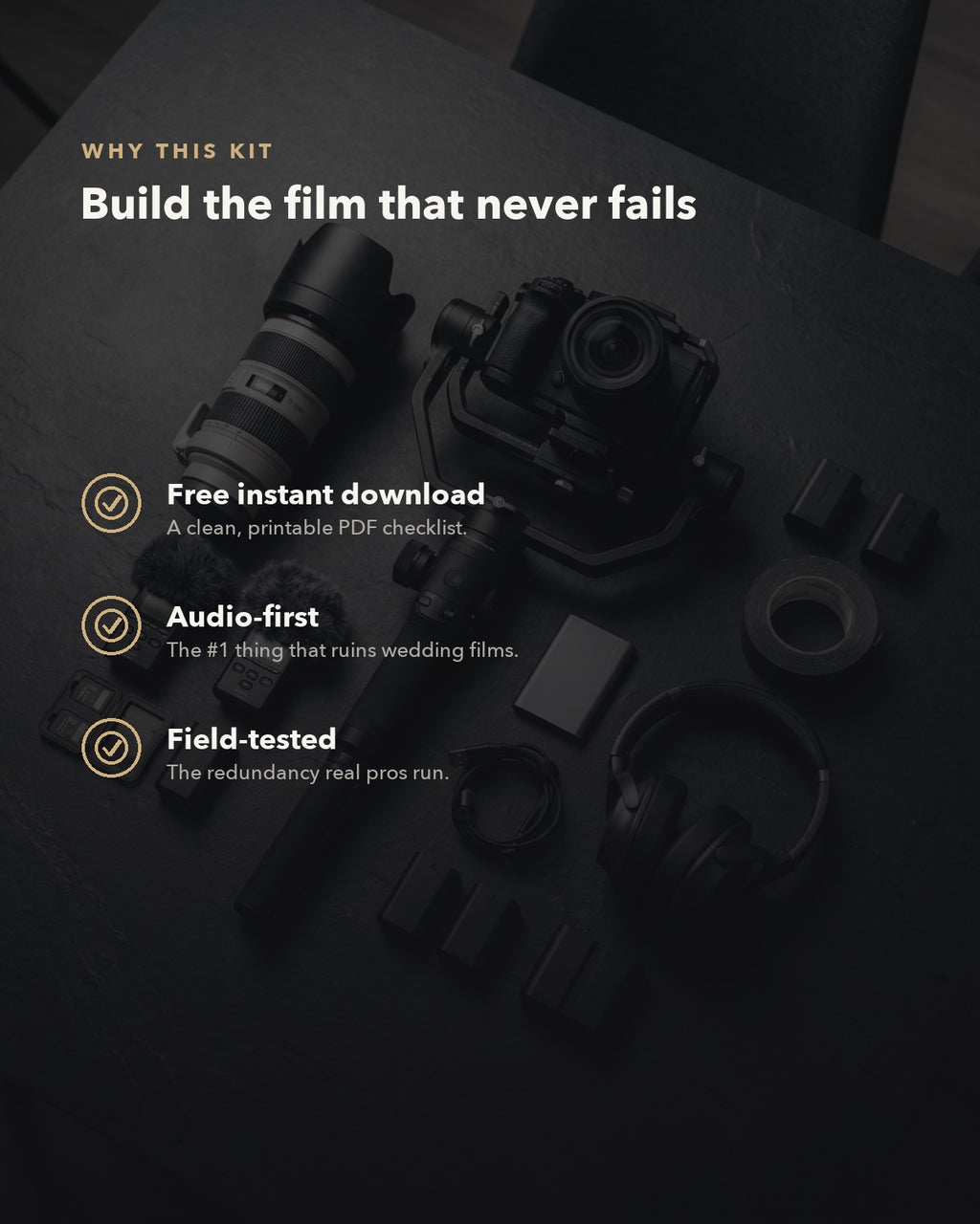 Videographer Kit — why this kit