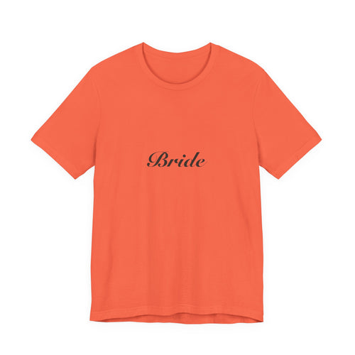 Bride Shirt | Elegant Script Bride Tee for Bachelorette & Wedding