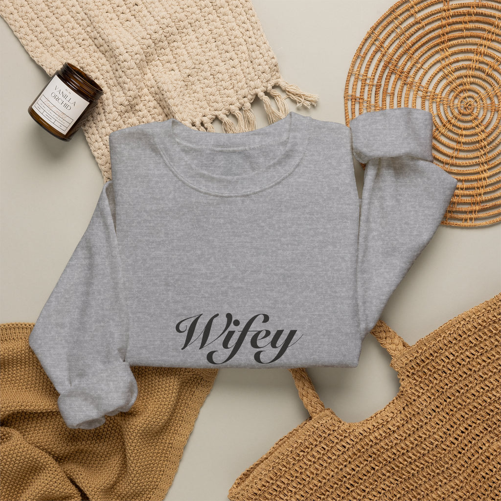 Wifey Sweatshirt | Wedding & Bridal Gift