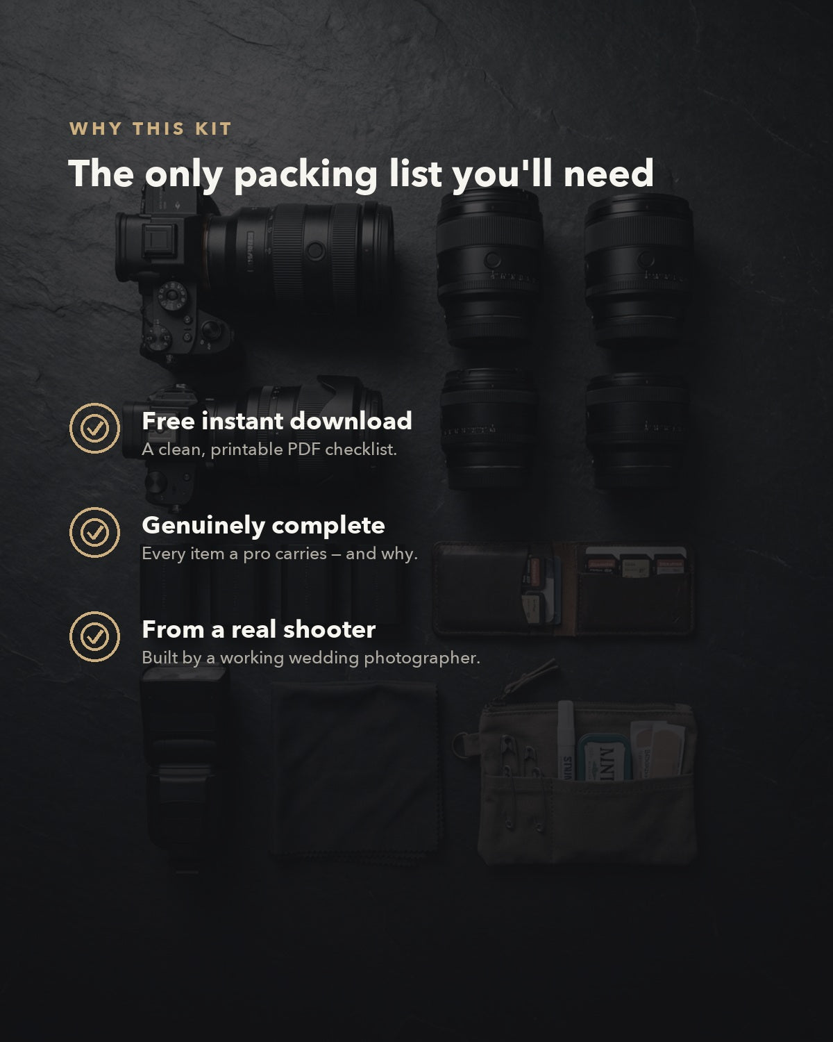 Photographer Kit — why this kit