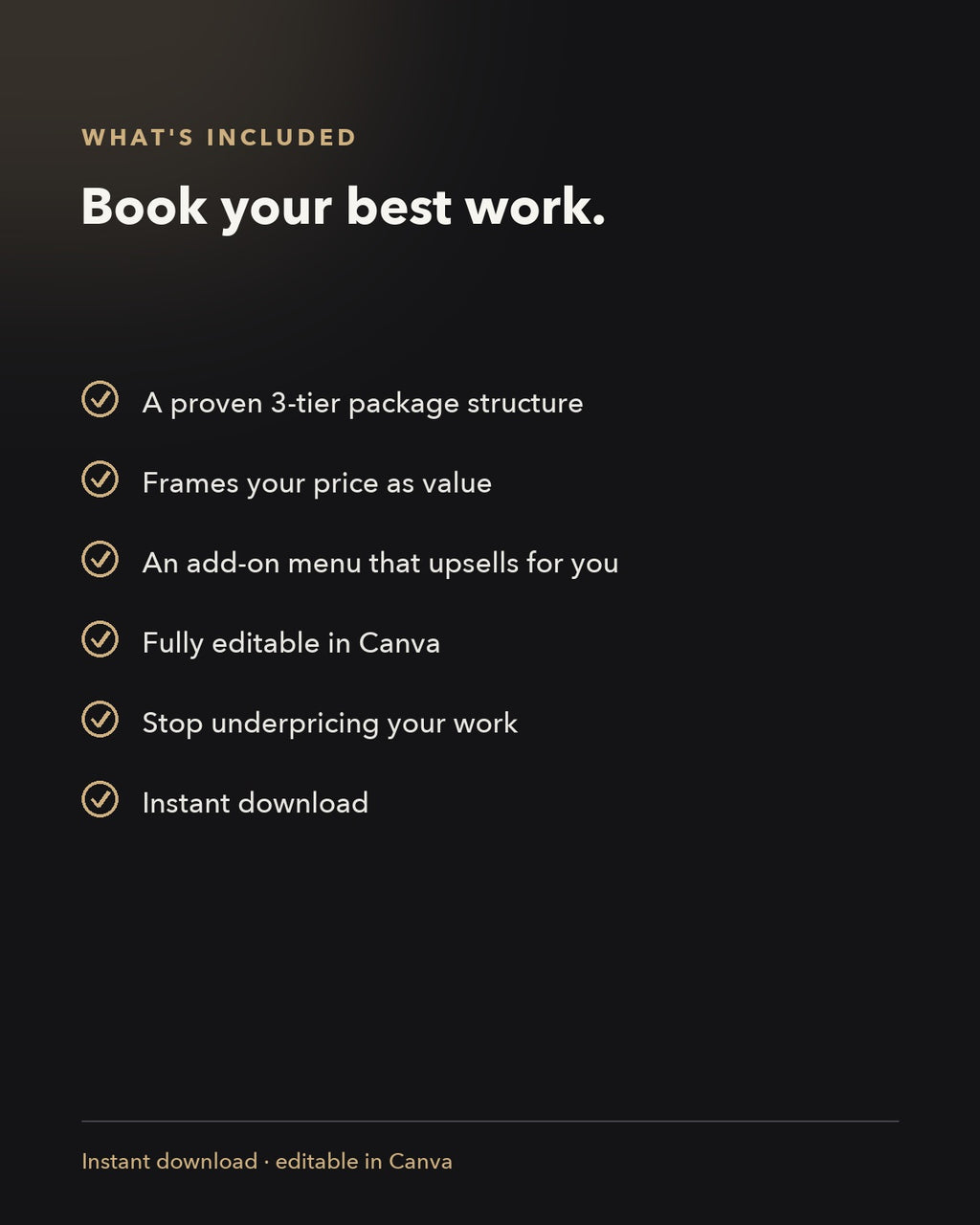 Pricing Guide — what's included