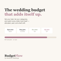 BudgetFlow wedding budget tracker