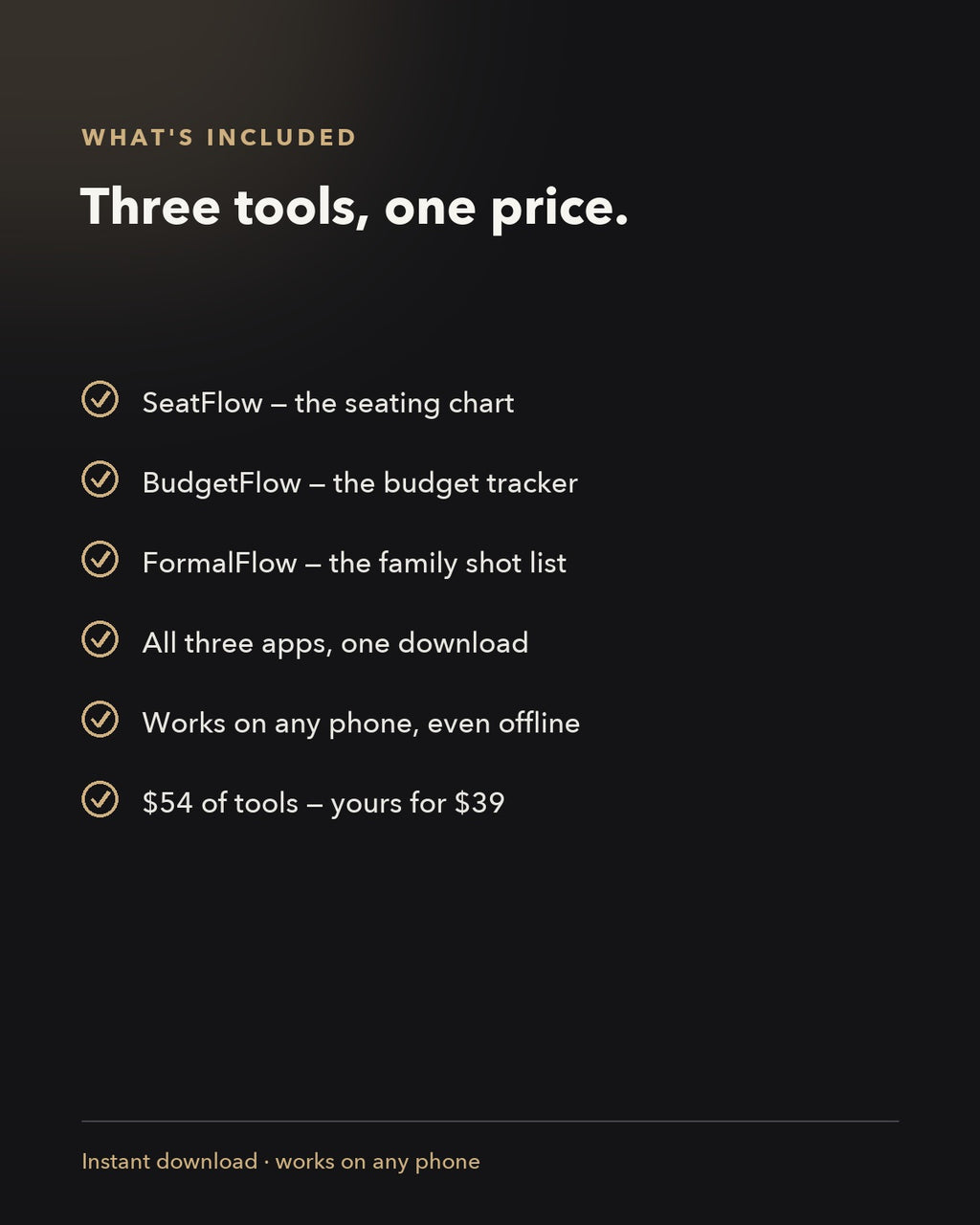 Toolkit — what's included