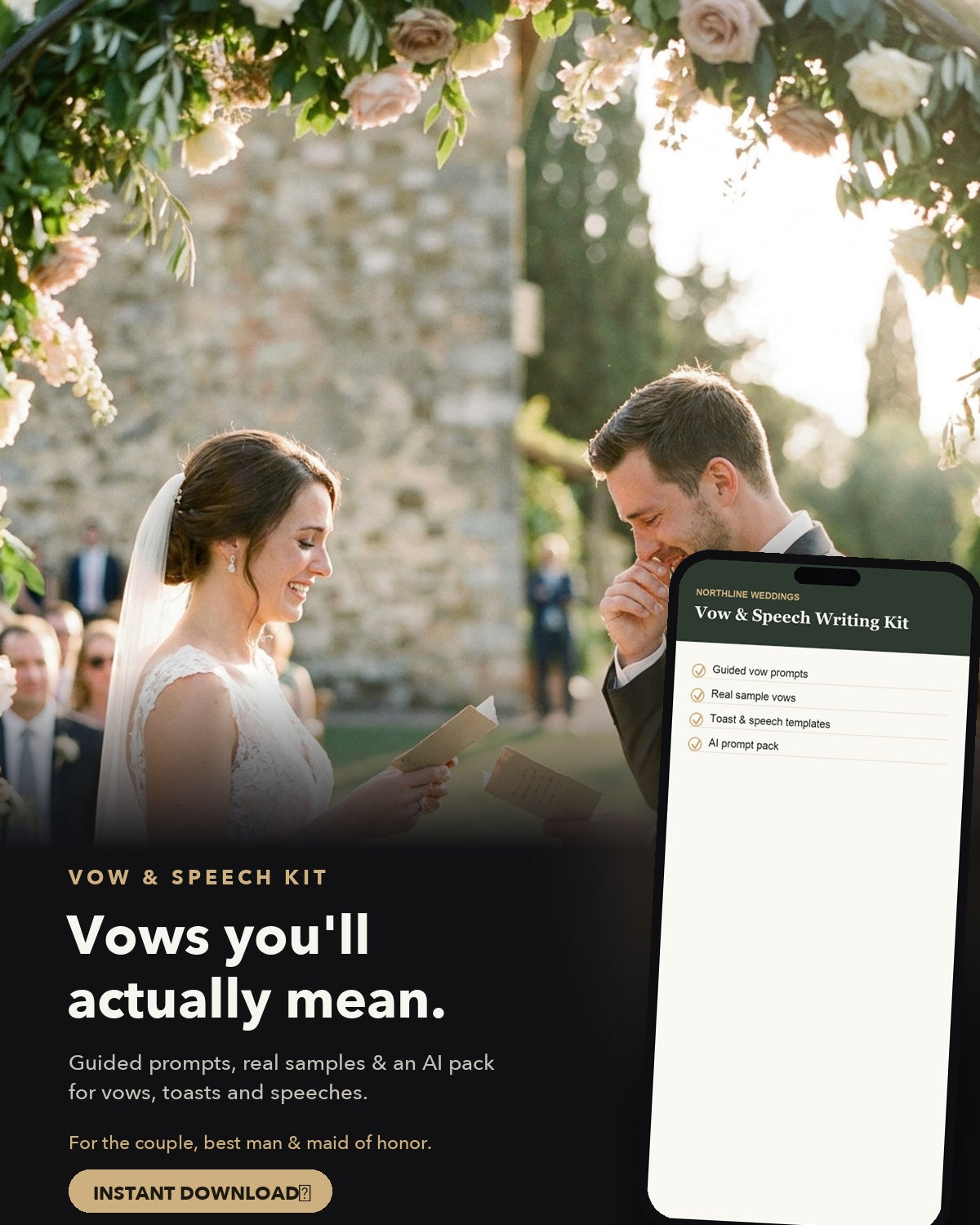 Wedding Vow & Speech Writing Kit