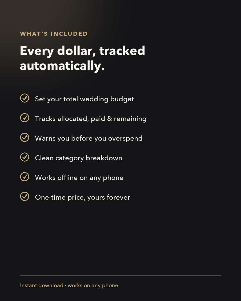 BudgetFlow — what's included
