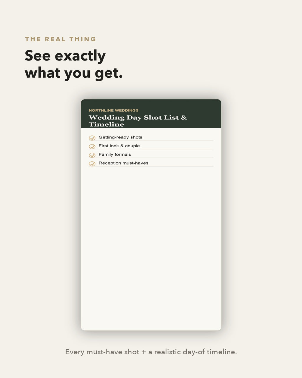 Shot List — see the real template