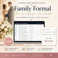Family Formal Shot List Organizer + Time Calculator