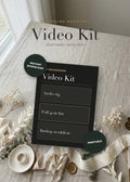 Videographer Day Kit — styled flat lay